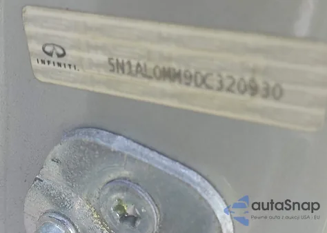 2013 Infiniti Jx35 z USA, uszkodzony, nr VIN 5N1AL0MM9DC320930